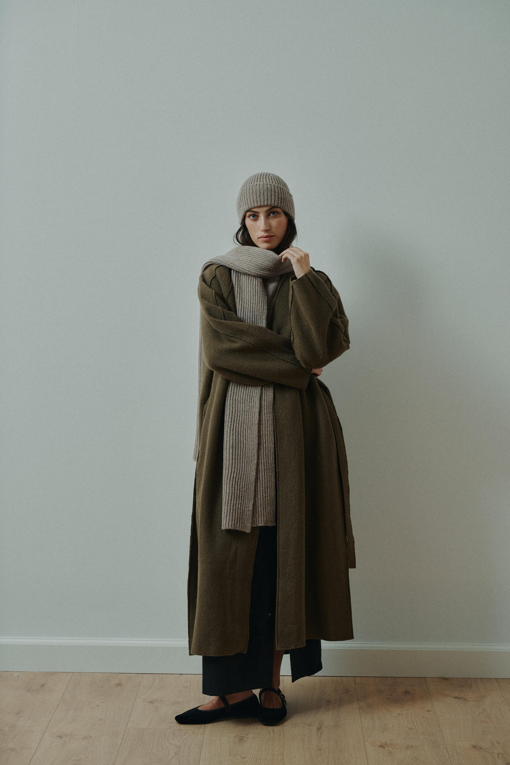 Silje knitted scarf