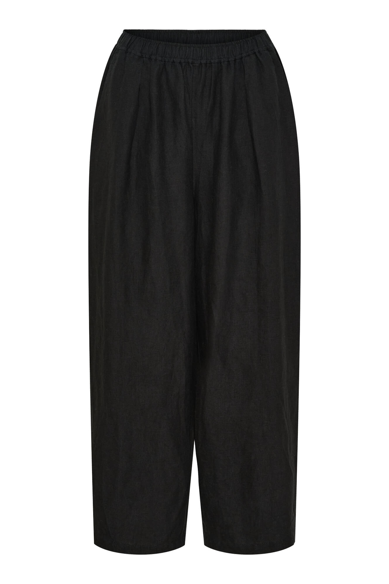 BILLIE BARREL PANT - BLACK