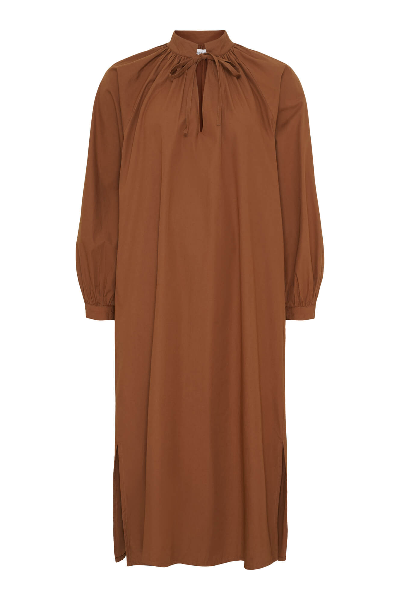 IRISSA LS DRESS - CAMBRIDGE BROWN