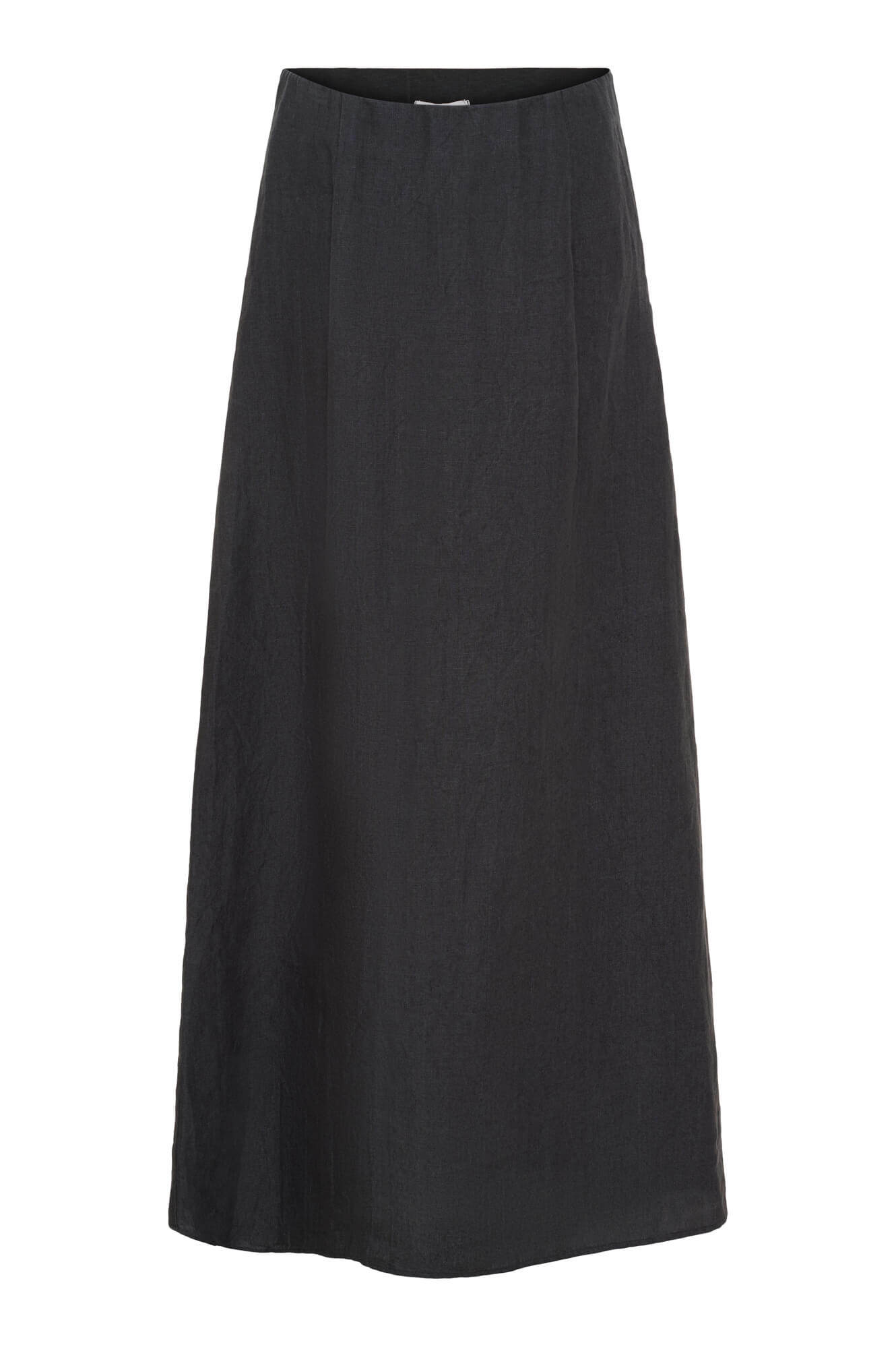 JOSE LONG SKIRT - BLACK WASHED