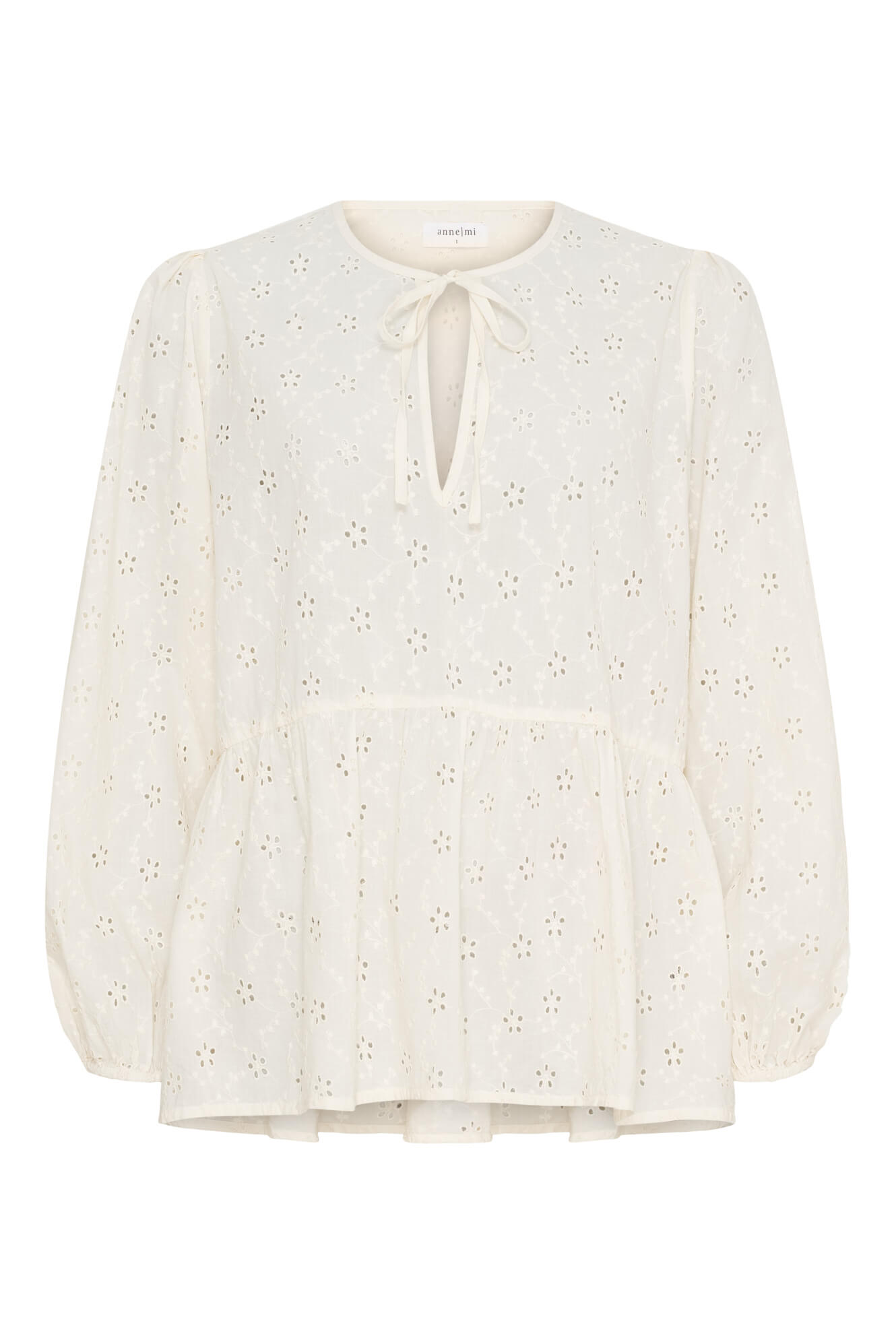 MELODY LS BLOUSE - WHITE SAND