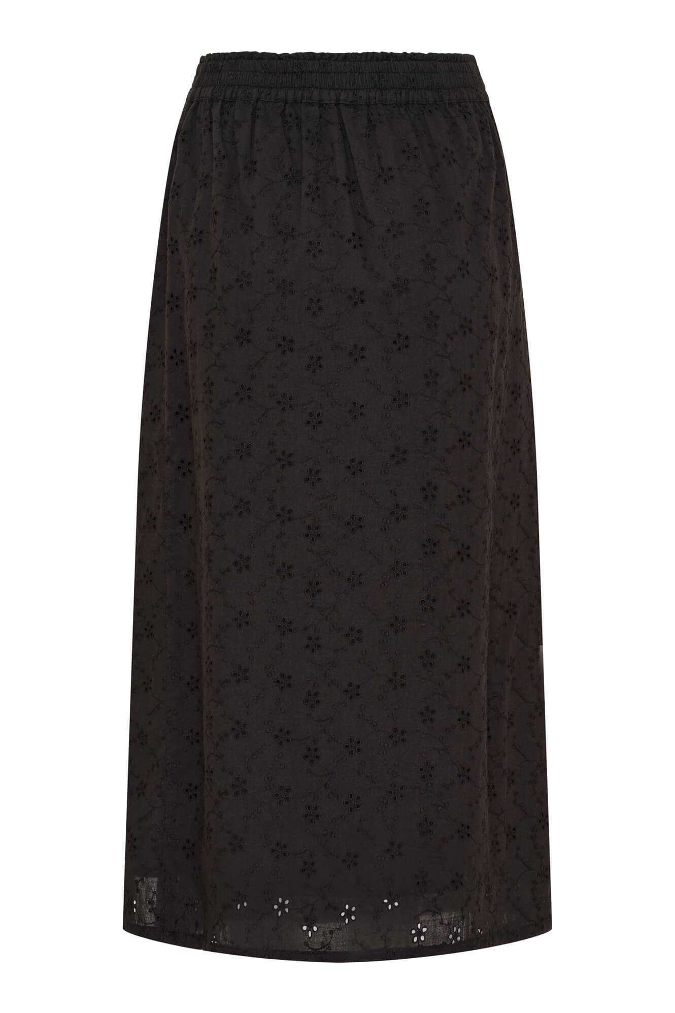 MELODY MIDI SKIRT - BLACK