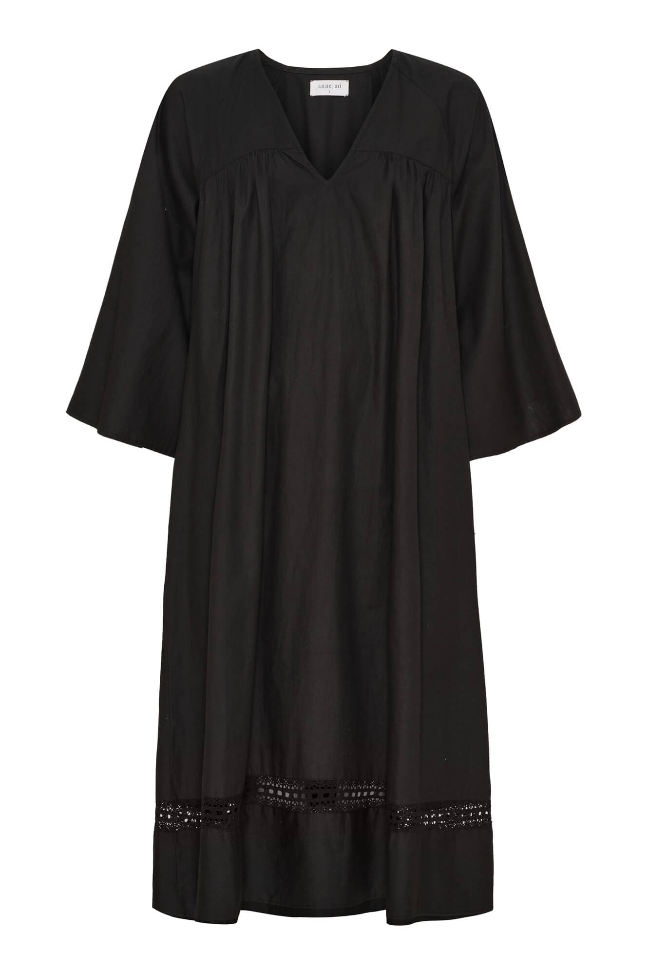 SIRI 3/4 DRESS - BLACK