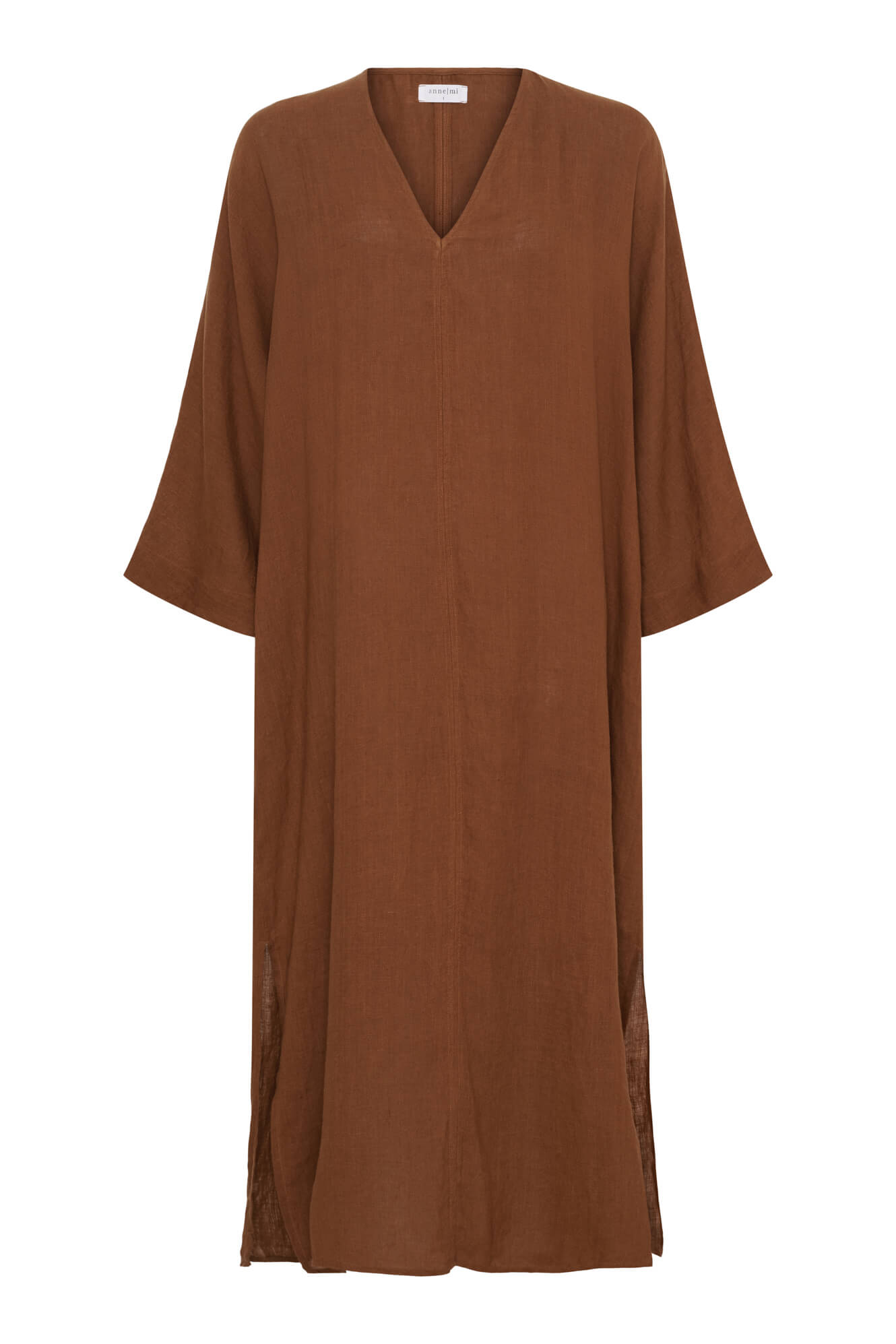 VENIZIA 7/8 LONG DRESS - CAMBRIDGE BROWN
