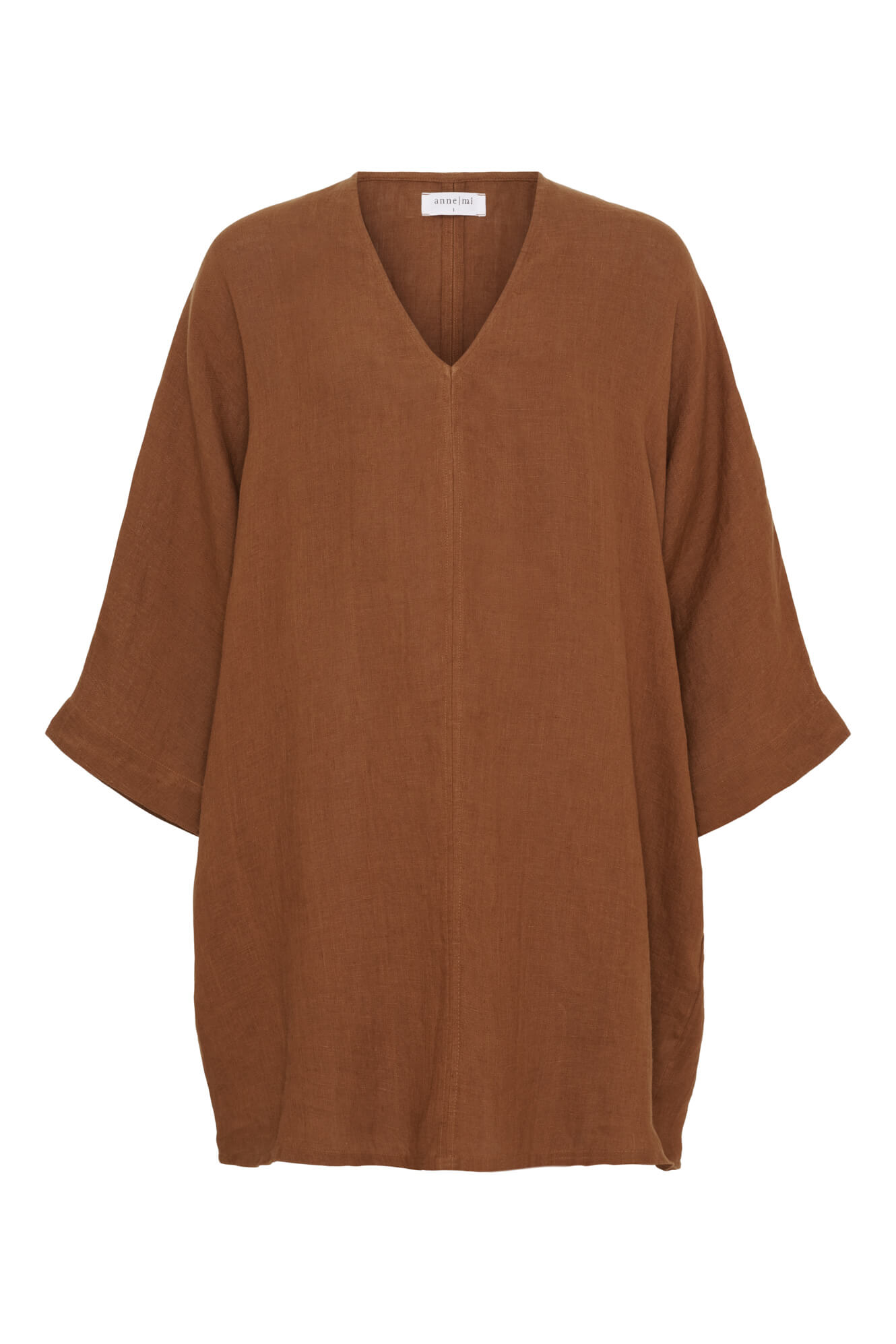 VENZIA 7/8 SHORT DRESS - CAMBRIDGE BROWN