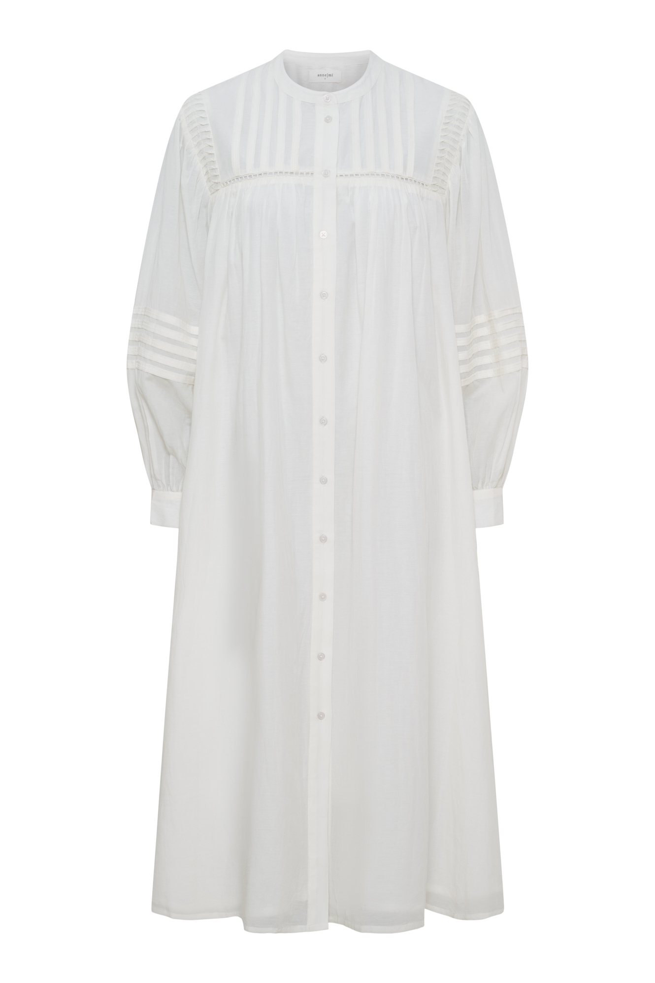 Dew ls shirt dress - White Sand