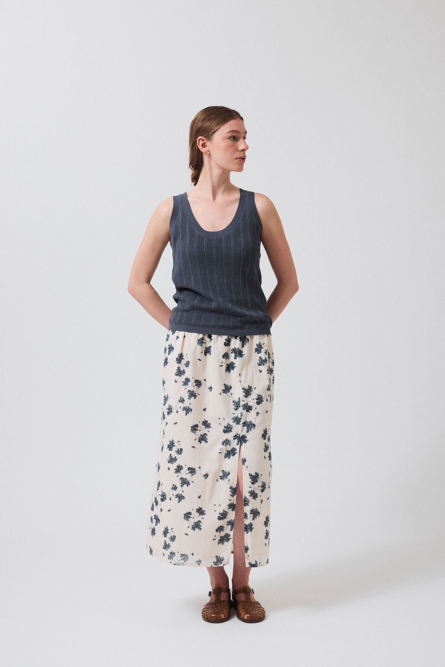ANEMONE MIDI SKIRT